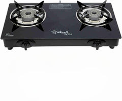 Sigri-wala 2B PNG/CNG Compatible Battery less Glass Automatic Gas Stove (2 Burners)