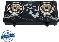 Sigri-wala Glass Automatic Gas Stove (2 Burners)