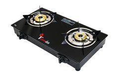 Thermador Toughened Glass Top, Brass Burner Gas Stove PNG Use Only (3 BURNER AUTO IGNITION)