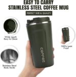 Green Insulated Tumbler 380ml Stainless Steel – SigriWala-1