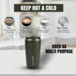 Green Insulated Tumbler 380ml Stainless Steel – SigriWala-2