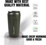 Green Insulated Tumbler 380ml Stainless Steel – SigriWala-4