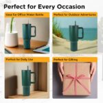 SigriWala Insulated Dark Green Stainless Steel Tumbler 1200ml-3