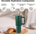 SigriWala Insulated Dark Green Stainless Steel Tumbler 1200ml-4