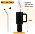 Sigriwala Black Stainless Steel Tumbler – Insulated Hot & Cold Bottle with Handle 1200ml-1